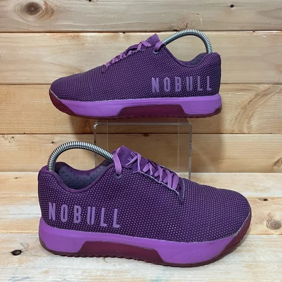 No Bull Superfabric Trainer Plus Deep Purple Shoes / Trainers - Womens size 6.5 - Picture 1 of 8